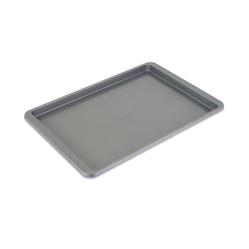 KitchenAid 13x18in Nonstick Aluminized Steel Baking Sheet, Contour Silver