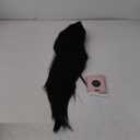 Mersi Long Black Wig for Women Halloween Costume 27'' Straight Long Black Wig Natural Cute Black Wigs for Costume Women S034BK