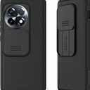 Case Compatible with Oneplus 13, Slide Cover Camera Lens Privacy Protection Case TPU Bumper Hard PC Back Cover Oneplus13 (Black)