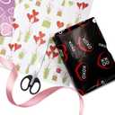 6 x Fancy Land 10 Sheets Valentine Wrapping Paper Sheets Wedding Valentines Day Gift Wrap Folded Large Sheets 20 X 28 Gift Decoration