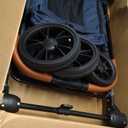 Dog Stroller for Large & Medium Dogs (20132 lbs), Pet Stroller for 2 Small Dogs, Extra Large Heavy Duty, Foldable & Ventilated, Navy Blue