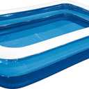 DIMAR GARDEN Inflatable Rectangular Swimming Pool for Kids or Adults (Max 79x59x203 Inch)