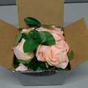 Felice Arts 2 Pack Pink Artificial Flower Garland, Each 6.5FT Fake Rose Vines, Hanging Floral Rose Garland for Wedding Baby Shower Swing Table Home Party Decor