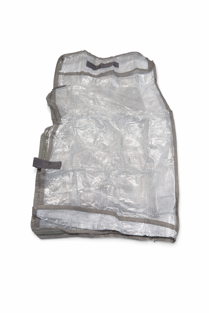 Bed Storage Containers, Foldable Grey Underbed Storage Bags - Closet Organizers and Storage Bins for Wrapping Paper, Blanket, Clothing, Comforter, Sweaters, Pillows, Linen Sheets, 6 Packs