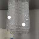 New brothread 3 Layers Stackable Clear Storage Box/Organizer for Holding 60 Spools Home Embroidery & Sewing Thread (Spool Size Requirement: Height2.2"/5.6CM; Width1.69"/4.3CM)