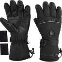 HANABASS Heated Gloves Heating Gloves Thermal Outdoor Men's Winter Warm Large