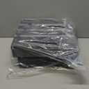 DALSHABET 9 IN1 Bamboo Storage Bag Drawer Organizer with Cutter, Foil and Plastic Wrap Dispenser for Kitchen Storage Compatible with All Brands Gallon, Quart, Sandwich & Snack Size Bags - Black