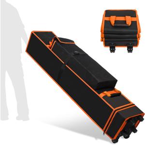 10 x 10 x 52 Inch Tent Bag Replacement Part, Canopy Bag Tent Storage Bag Designed for 10 x 10 Pop-up Tents, Comes with Handles and Rollers for Easy Carrying, 800D Waterproof Oxford Fabric