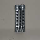 Lylane 1-3/4'' O.D. 8'' Length Motorcycle Metal Exhaust Silencer Exhaust Noise Killer Exhaust Pipe Muffler Baffle for Harley 2'' O.D. Exhause Pipe