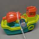 3 Pack. Sun Day Pirate Ship, Beach Boat Set (7 Pieces)