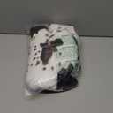 Christmas Tree Skirt 30/48inches, Cow Stripe Plush Faux Fur Christmas Tree Skirt Xmas Tree Skirt for Christmas Decorations Home Party Holiday Decor Cow 122 CM