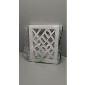 Cut-Out Design 23" Dog Gate Retractable Stair Gate Foldable Puppy Gate Indoor - Freestanding Lightweight Pet Barrier for Doorways, Stairs, Hallways (Extends to 41", White)