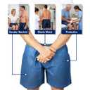 Dealmed Medical Exam Shorts - Disposable 2XL/3XL Blue, 50 Ct