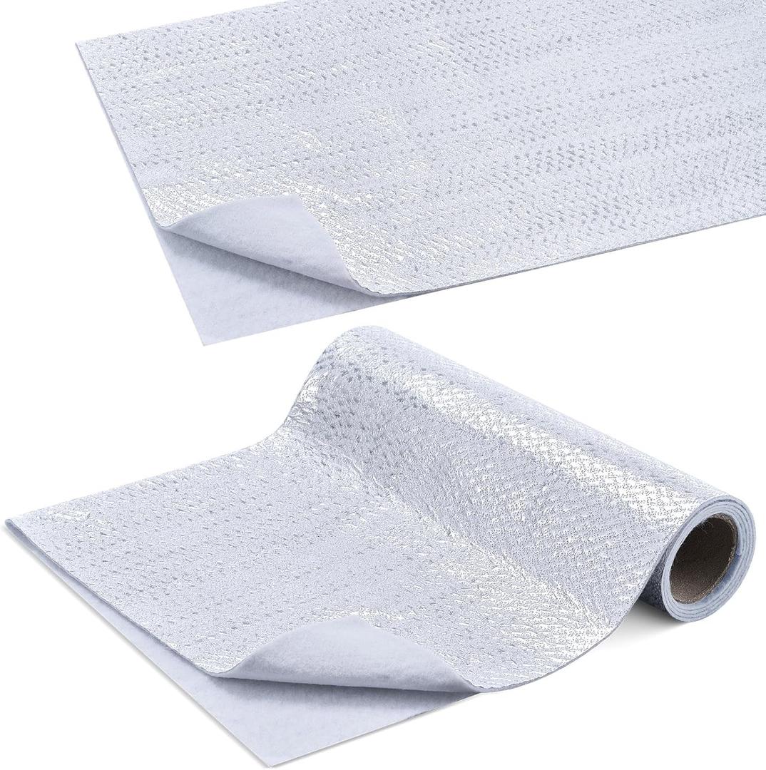 Treela 1 Roll 24 Inch x 1 Yard Heat Resistant Batting for Potholders Insulated Fabric Thermal Lining Batting for Potholders Heat Reflective Fabric