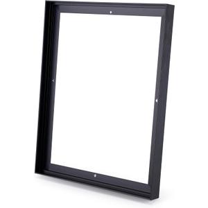 DIY Metal Floating Frame with 1.5" Deep,Canvas Frames,Frame for Oil Paintings Canvas Floater Frames for Home Decor(Black,24"x48")