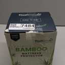 PlushDeluxe Premium Bamboo Mattress Protector  King Size, Waterproof, & Ultra Soft Breathable Noiseless Washable Bed Mattress Cover for Comfort & Protection - White