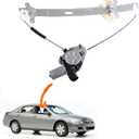 Front Right Passenger Side Power Window Regulator with Motor Assembly Compatible for Honda Accord 2003-2007 Replacement 741-307, 72210SDAA02