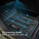 for 2007-2018 Jeep Wrangler JK 2 Door Floor Mats & Cargo Liner All Weather TPE Rubber Mats Accessories Black (for 2007-2018 Jeep Wrangler JK 2 Door)