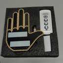 Finger Gesture Light, Funny Led Hand Sign with Remote, Glowgesture for Car Truck - Ideal Gifted Car Accessories, Truck Accessories (FGL-240Z) (Man-Medium)