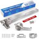 Commercial Door Push Panic Bar, SS304 Panic Bars with Exterior Lever Handle, 26’’ Exit Device with 3 Keys for Emergency Exit, Suitable for Metal, Wood, and Left/Right Handed Doors