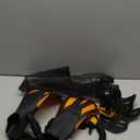 Odoland Kids Snorkeling Packages Snorkel Set, Dry Top Snorkel Mask with Adjustable Swim Fins for Boys and Girls Age 7-14 (S/MD (Kid JR 9-13), Black)