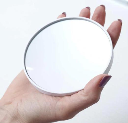 Jacent Dip & Dab 12X Magnification Cosmetic Mirror with Suction Cups, 5 Inch ...