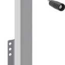 8000LBS Square Trailer Jack, 15" Lift, Heavy Duty Swivel Jack with Drop Leg, for RV, Boat, and Utility Trailers