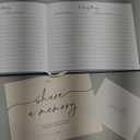 Lamare Funeral Guest Book for Memorial Service – Elegant Celebration of Life Guest Book and in Loving Memory Guest Book - Condolences Book for Funeral