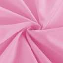Obstal 2 Pack Table Clothes for 4 Foot Rectangle Tables - Water Resistant Washable Fabric Polyester Rectangle Table Cover Protector for Wedding, Banquet and Trade Shows, 48L x 24W x 30H Inches, Pink