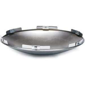 RoadPro W-010N6 8.5" Front Hubcap with Universal 6 Notch, Semi Truck Hub Cap, Chrome