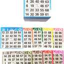 Bingo Paper Game Cards - 1 card - 10 sheets - 100 books of 10 sheets