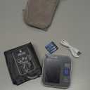 Alcedo Blood Pressure Monitor for Home Use, Automatic Digital BP Machine with Large Cuff for Upper Arm (Black Backlit Screen)