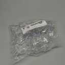24 Pieces Clear Tablecloth Clips, Durable Plastic Table Cover Holders, Windproof Transparent Clamps for Securing Tablecloths Indoor Outdoor Party, Wedding, Christmas Event, Picnic, Camping (24, Large)