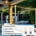 S14 LED Replace Light Bulbs for Patio String Light Shatter-Resistant Waterproof Hanging Light Bulbs for Outdoor String Lights Base E26 (30)