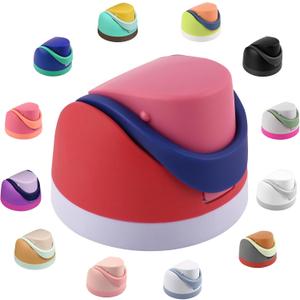 Moukiween Replacement Cap for Owala Freesip Bottle, One Button Water Bottle Top Lid Accessories Compatible with Owala Cup 16oz 24oz 32oz 40oz, BPA-Free, No Water Leakage, Red