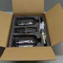 Mouthwash Dispenser for Bathroom, 12.7 Oz, 2 Pack - Glass Mouthwash Bottle with 304 Stainless Steel Spout & Minimalist Labels, Style Mouthwash Container, Gold