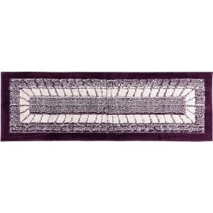 Better Trends Radiance Collection 20" x 60" Runner Kitchen Rug in Burgundy (5' x 1'8" (Runner))