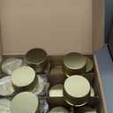 8oz Candle Tins with Lids,Gold Candle Jars,Bulk Candle Tins for Making Candles,Candle Making Jars(24PACK,GOLD)