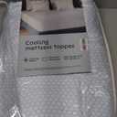 Niagara Cooling King Mattress Topper - Pillow Top Mattress Cover Quilted Fitted Cooling Topper for Back Pain Deep Pocket Fits 20 Inches (76x80 Inches)