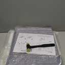 MEEXPAWS Litter Box Enclosure Splash Guard, Top Entry Cat Litter Box Shield with Slot Design Metal Grate, Dog Proof Privacy Screen Cover with Mat, Large White (24.8x16.8x23.6 Inch)