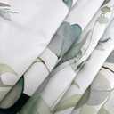 JOYPLUS Sage Green Eucalyptus Leaves Fabric Waterproof Tablecloth,Rectangle Watercolor Wrinkle Oil-Proof Resistant Table Cover for Dining Table, Buffet Parties and Camping, Mint Color (60" x 84") (Double-sided Green)