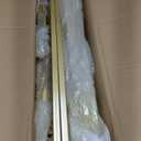 Square Gold Bar Carts with 3 Tier Storage Glass Shelves Holder Home Serving Bar Carts on Wheels for Kitchen, Bar, Dinning Room