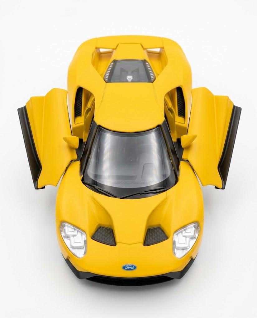Yellow Butterscotch Ford GT Diecast