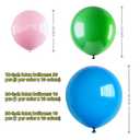 50 Pcs Giant Balloons Kit 18 24 36 Inch Mixed Size Latex pool Balloon, With 10 Colors - Party Decoration Supplies for Birthdays, Weddings, Events