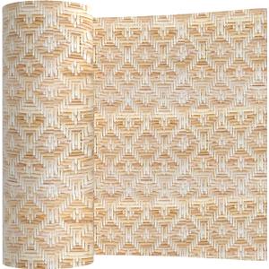 16" x9.8FT Natural Rattan Cane Webbing, Woven Open Mesh Cane Net Roll for DIY Caning Furniture Decor Projects: Chair, Cabinet, Ceiling and Door(119x16 in)