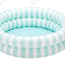 Funsicle Pastel Stripes Inflatable Pool, 1 ct With Pump