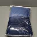 Yakamok Blue and Greyish White Ombre Curtains, Room Darkening Gradient Color Curtains for Bedroom, Light Blocking Thermal Insulated Window Drapes for Living Room(2 Panels, 52x84 Inch)