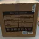 VECELO Bar Stools Set of 4, Adjustable Bar Stools with Back, Bar Height Stools for Kitchen Counter (Dark Grey)