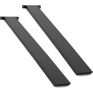 Hidden Island Countertop Support Bracket 2 Pack Black 30 Inch Heavy Duty Granite Countertop Bracket Iron Island Support Brackets for Granite Quartz Wood