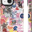 Lumen for iPhone 13 / iPhone 14 Case, Compatible with Magsafe, Leopard Palm